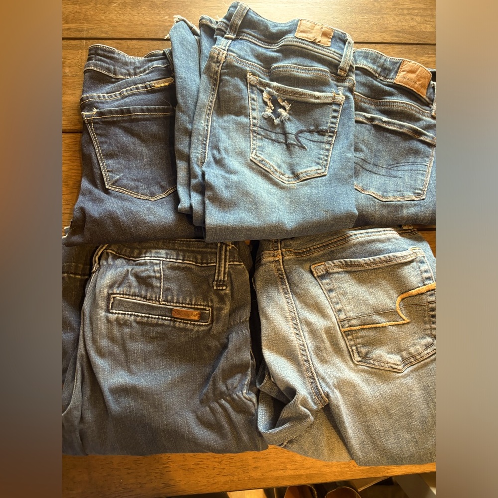 5 pairs of jeans!